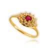 Złoty damski pierścionek P1518