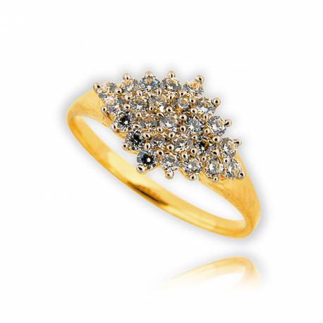 Złoty damski pierścionek P1521