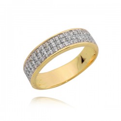 Złoty damski pierścionek P1526