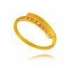 Złoty damski pierścionek P1443