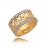 Złoty pierścionek N352