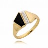 Złoty pierścionek PB56